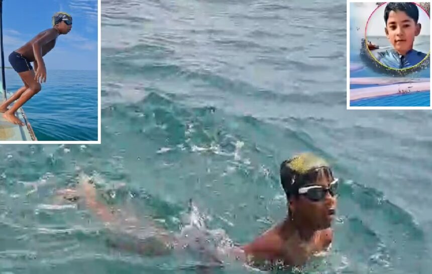 7 years of Ishank will make history: Preparation to swim from India to Sri Lanka under 'Mission Samandar'