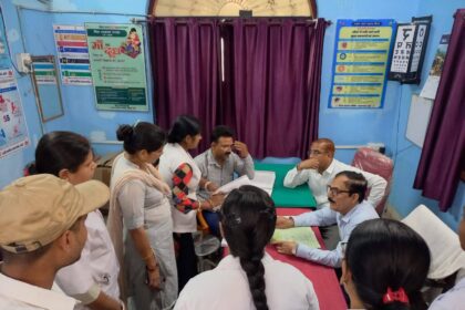 Surprise inspections of health centers in Jehanabad, heat wave preparedness reviewed