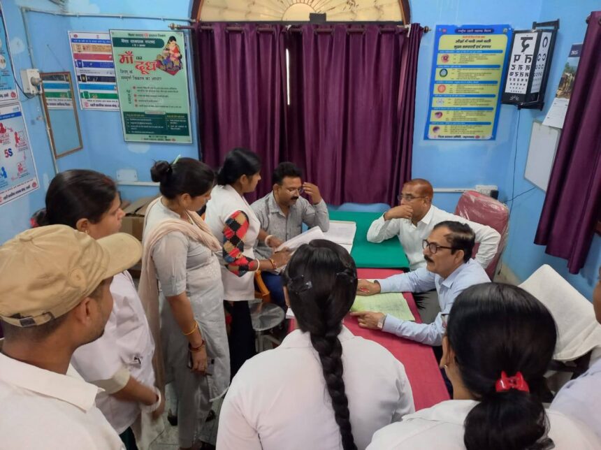 Surprise inspections of health centers in Jehanabad, heat wave preparedness reviewed