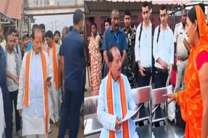Minister Vijay Sinha gets angry over the poor condition of Lakhisarai station, issues strict warning to officials