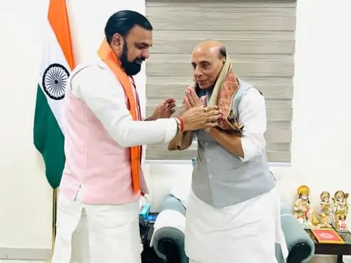 Samrat Choudhary's important meeting with Rajnath Singh