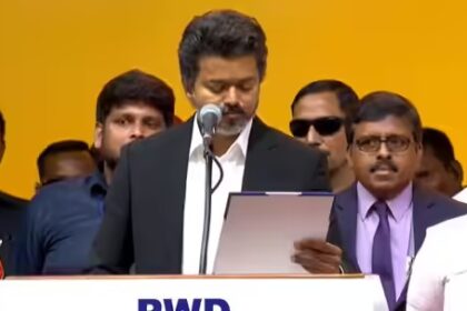 Vijay took oath as CM