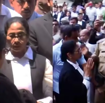 Mamata Banerjee reached the High Court dressed as a lawyer