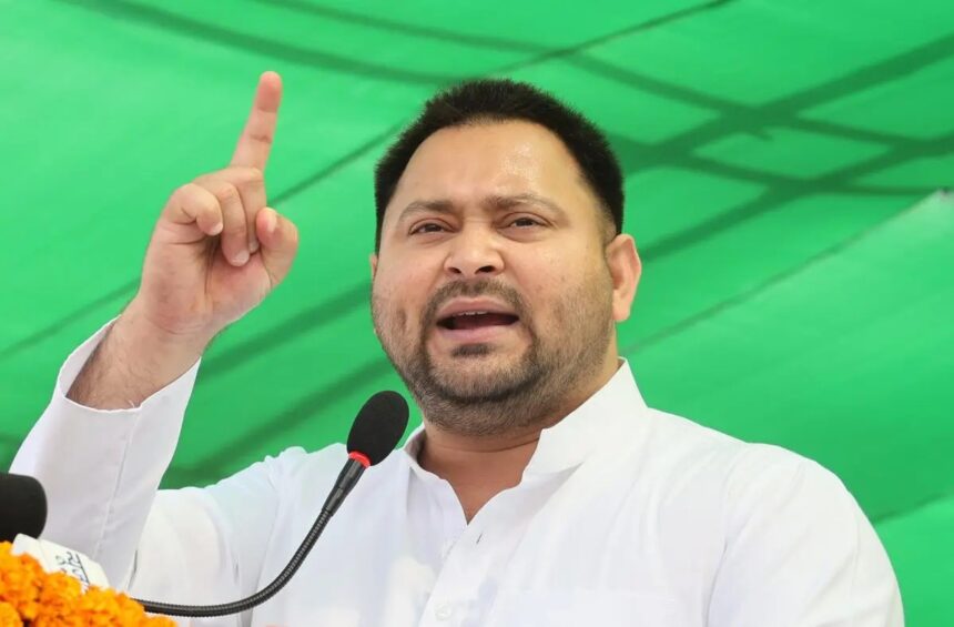 The government is busy with reels-politics and headline management”, Tejashwi Yadav