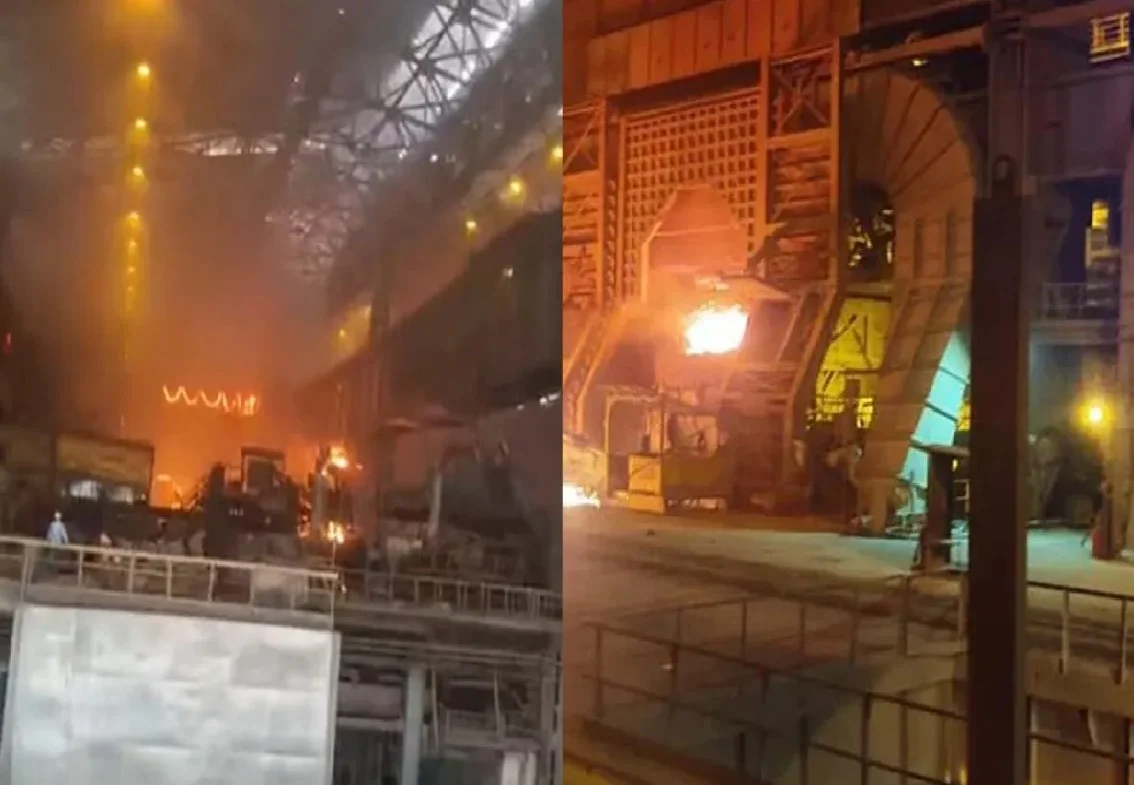 Major accident at Visakhapatnam Steel Plant; 8 workers killed due to leakage of molten steel