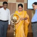 A special lecture by museologist Avni Sethi was organized at Bapu Tower, where she shared her experiences on the theme 'Museum as a Question'.