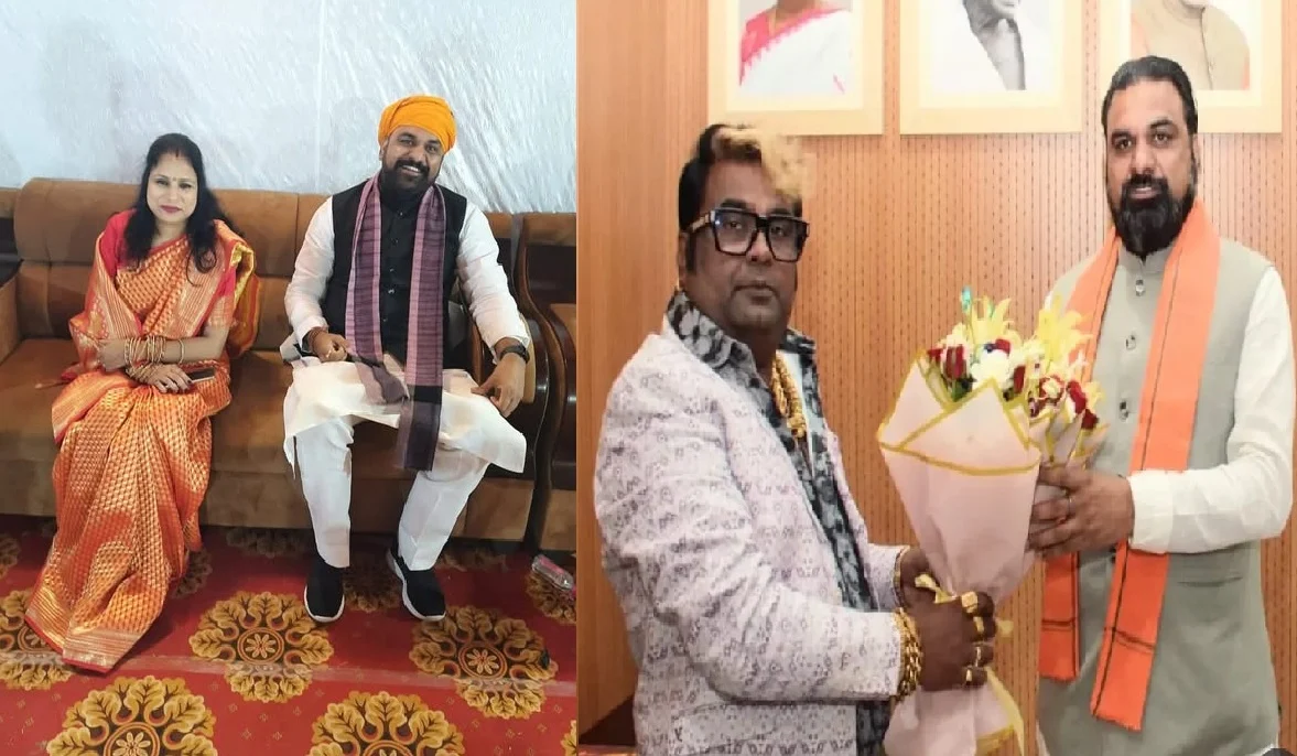 CM Samrat Choudhary receives wedding anniversary wishes; Sanjeev Srivastava, CMD of Pallavi Raj Construction, extends congratulations.