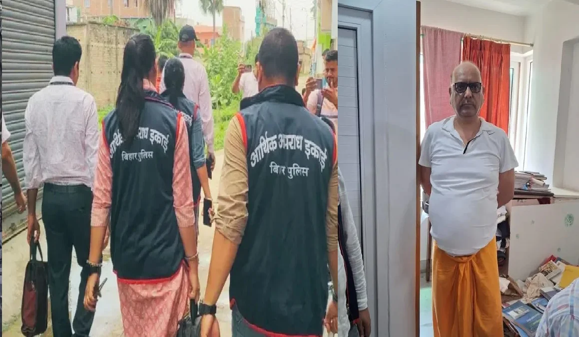 EOU raids six premises of Engineer Pawan Kumar; action taken in a disproportionate assets case.