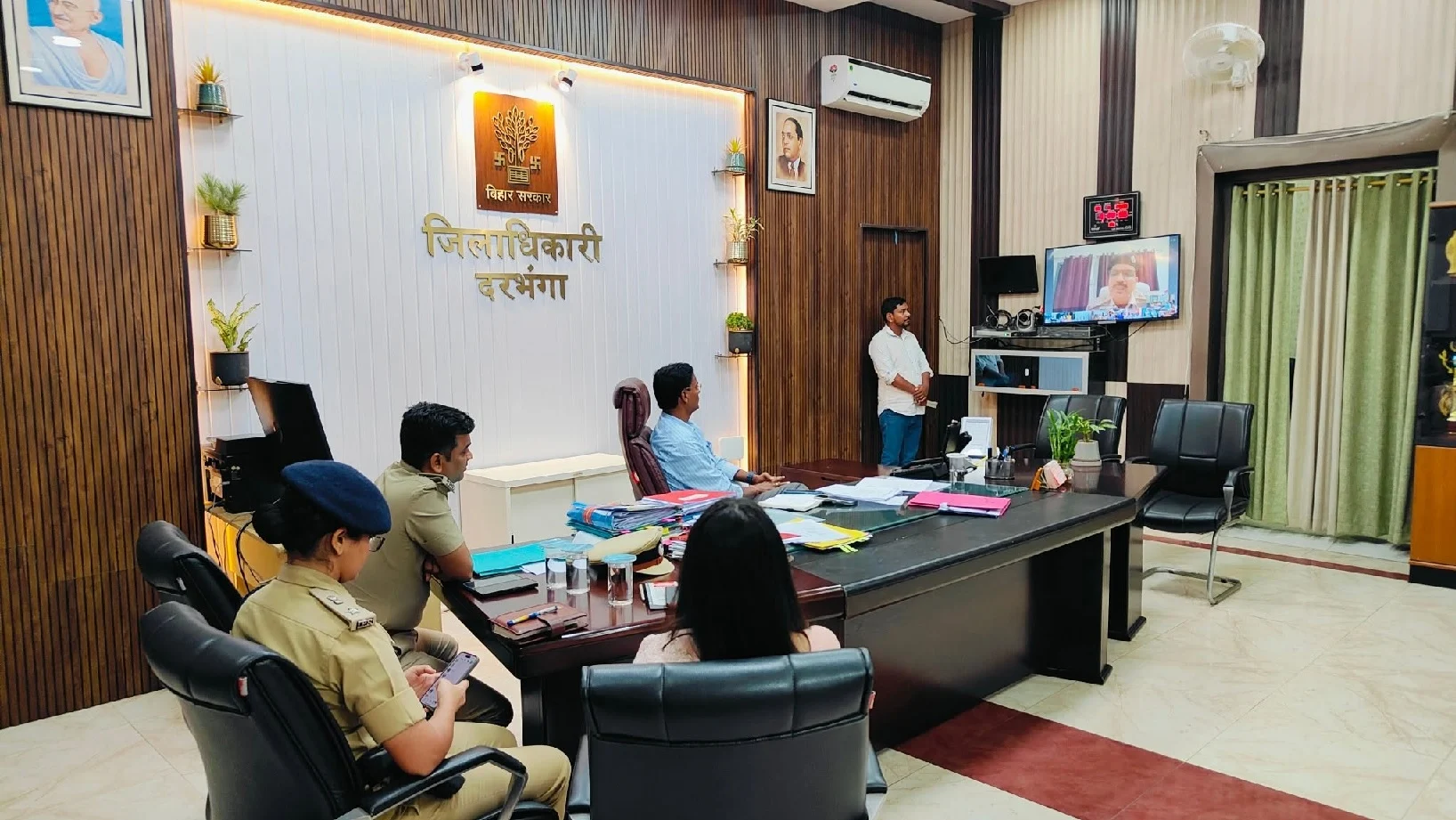 DM and SSP hold review meeting regarding Muharram; instructions issued for special surveillance in sensitive areas.