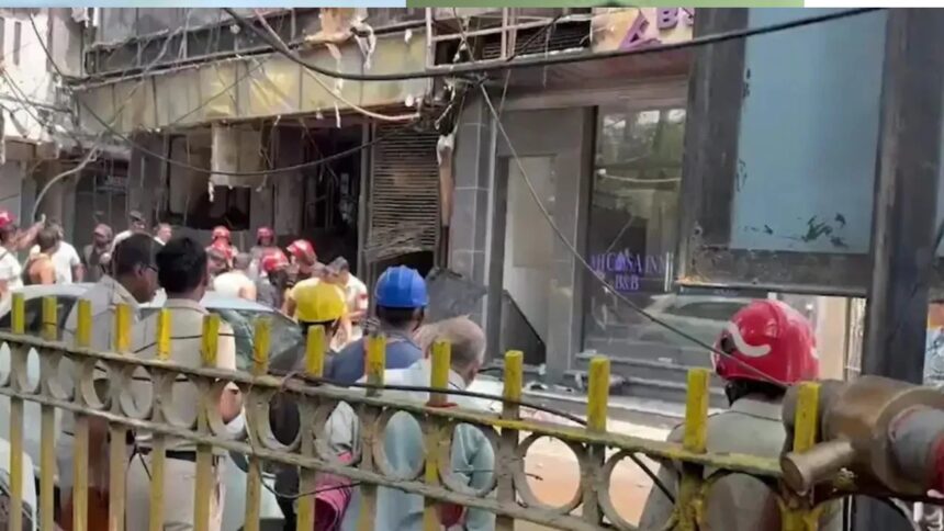 Massive fire in Delhi's Malviya Nagar: Panic grips restaurant and guest house, killing over 20 people