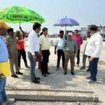 Secretary inspects Mithapur-Chiraiyatand flyover construction, directs to complete the work within the stipulated time.