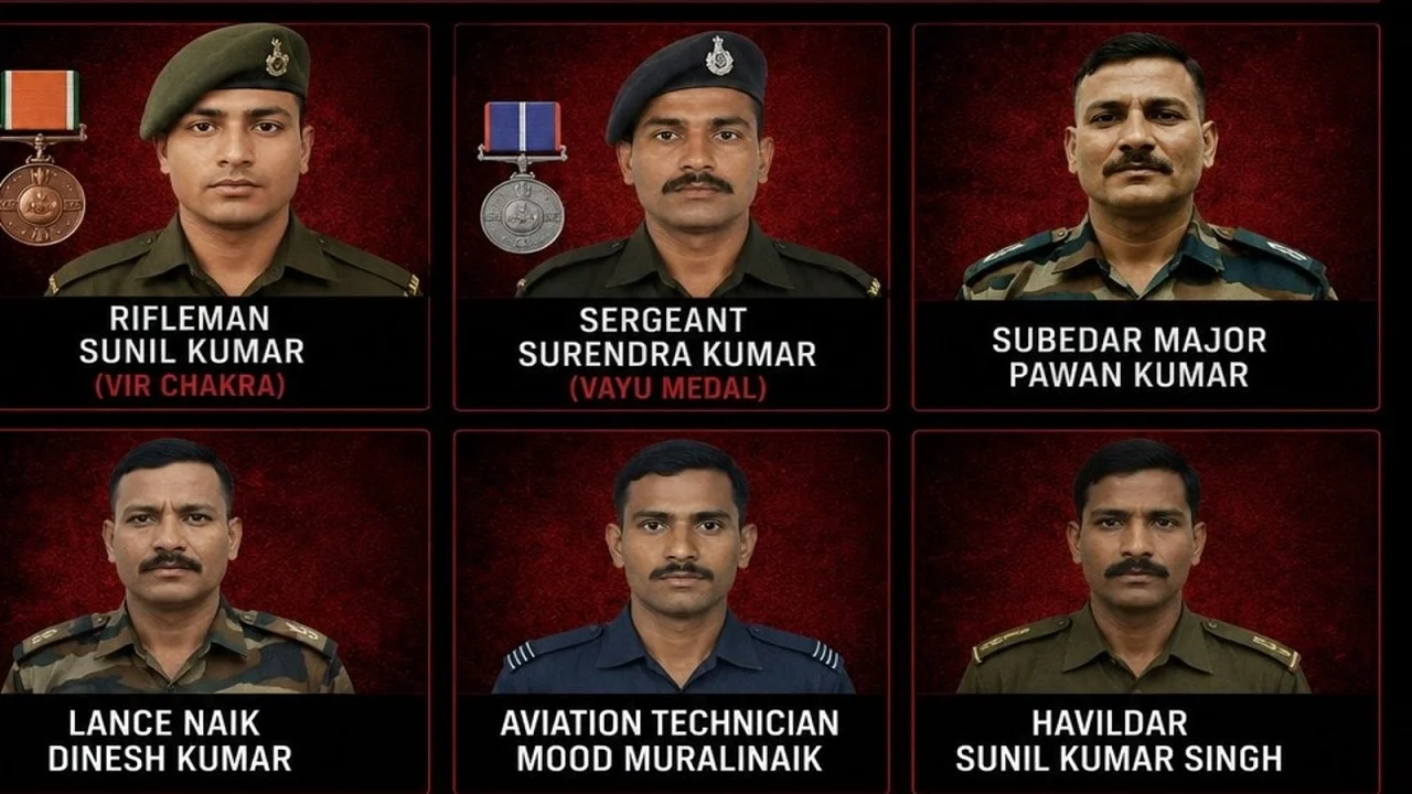 Names of the 6 martyrs of Operation Sindoor made public for the first time; names of the heroes inscribed at the National War Memorial.