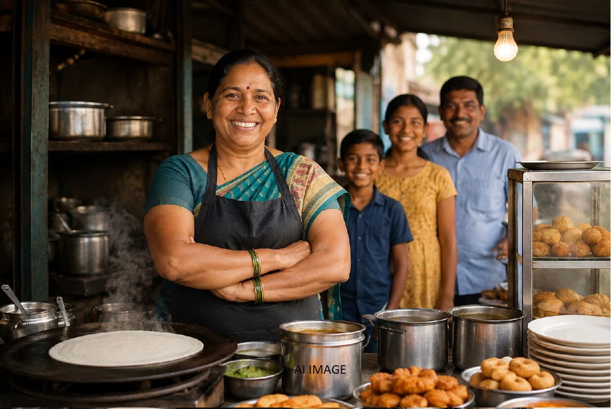 Rekha Devi became an example of achieving great success through small efforts; a breakfast stall transformed her family's fortunes.