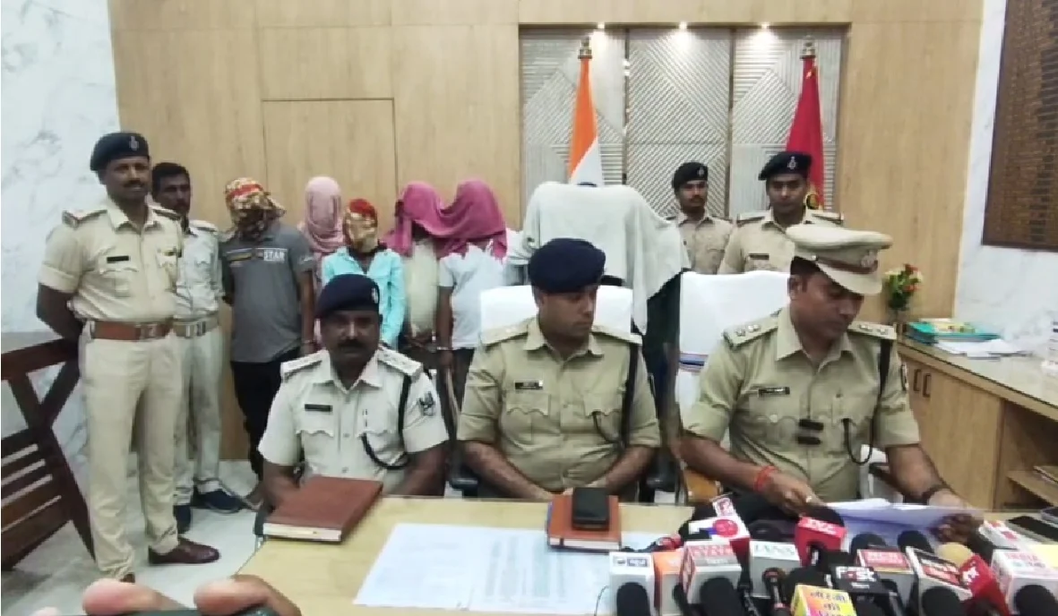 Major success for Bhagalpur Police: Dacoity case solved; 7 criminals, including the prime accused, arrested from Tarapith, West Bengal.