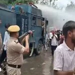 Student protests in Patna turn violent; BJP MLA's car pelted with stones amidst clashes with police.