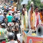 Massive bike rally organized in support of NDA candidate Neeraj Kumar Sinha.