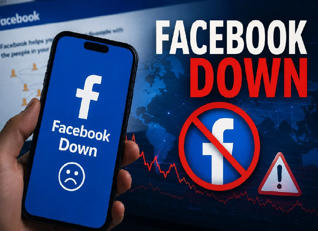 Technical glitch hits Facebook; users worldwide face login issues; 'Account Temporarily Unavailable' message displayed.