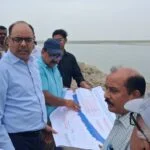 Water Resources Department on high alert ahead of floods; Secretary inspects flood protection and anti-erosion works.