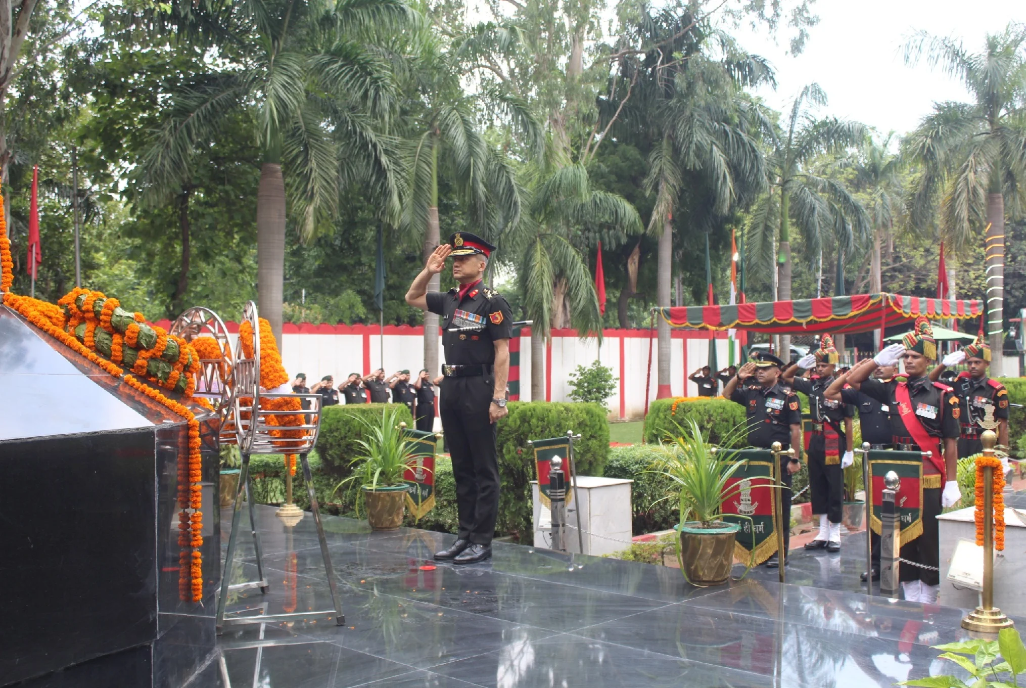 Heartfelt tribute paid to the immortal warriors of the motherland on Kargil Vijay Diwas.