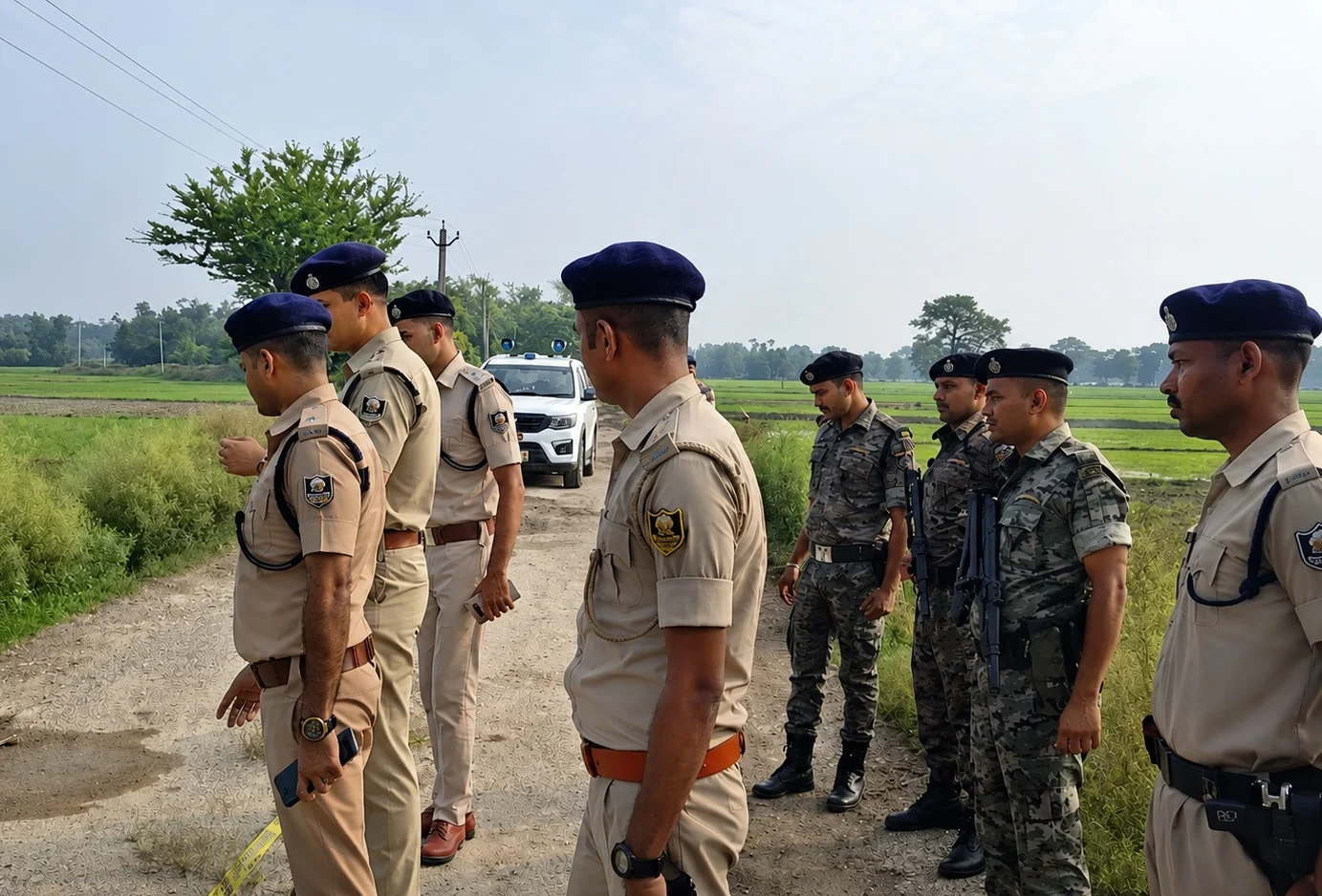 Major police action in Khagaria; criminal who looted a government pistol killed in an encounter.