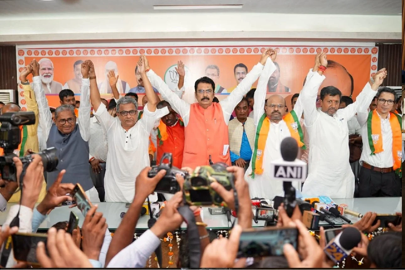 Bankipur candidate Sikandar Kushwaha has extended his support to NDA candidate Neeraj Sinha and joined the BJP.