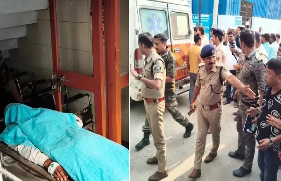 Police encounter on the Samastipur-Vaishali border; two wanted criminals arrested, one shot.