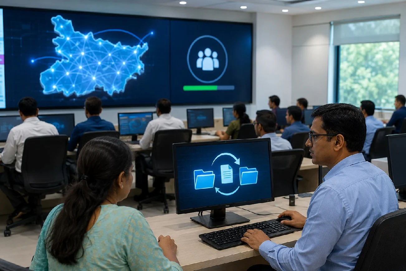 Over 1,700 employees in Bihar transferred via digital randomization for the first time; administration sets a new record.