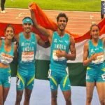 India shines in China: Motihari's Setu Mishra wins gold in mixed relay with a powerful run.