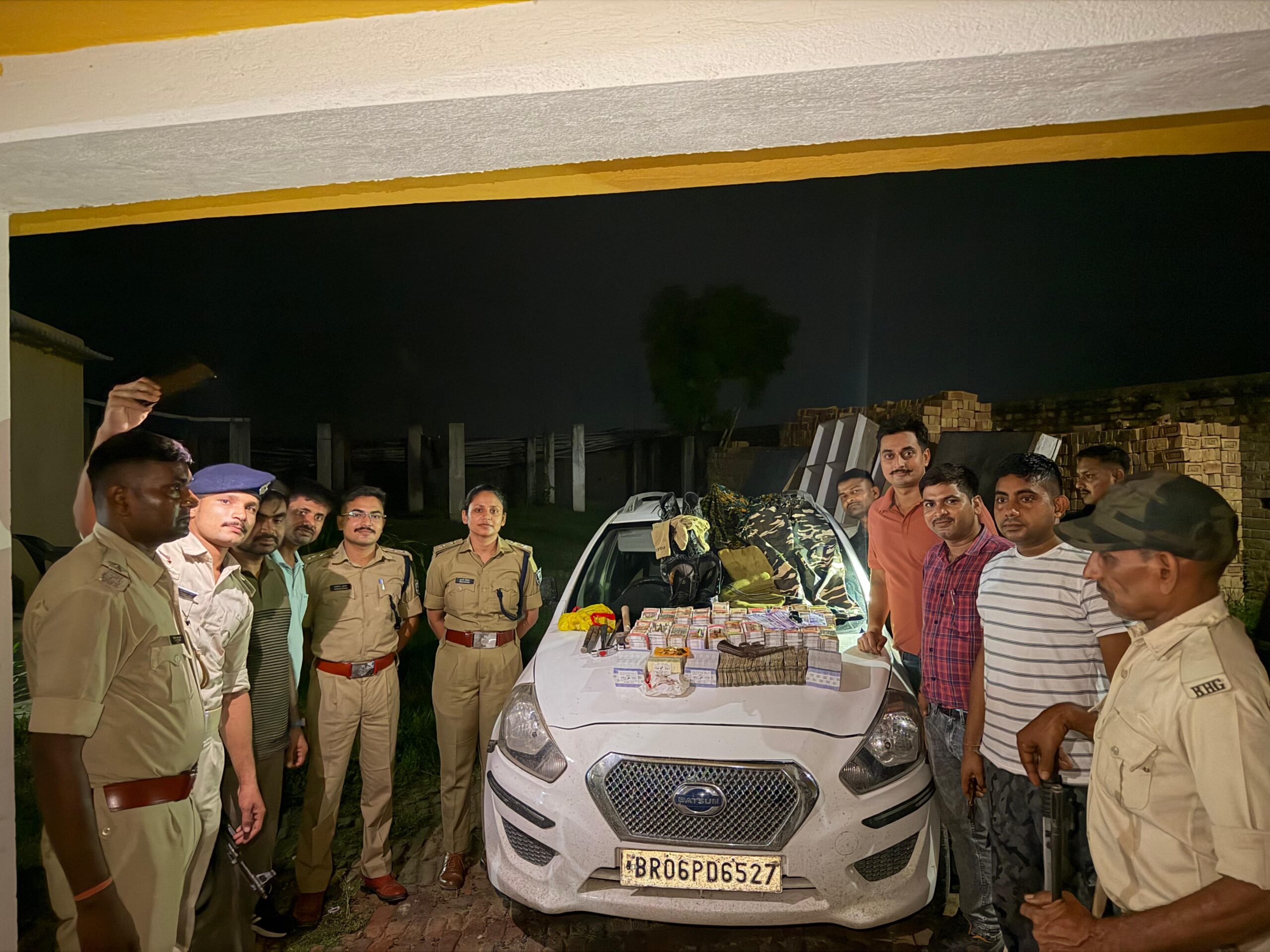 पूर्वी चंपारण में पुलिस की बड़ी कार्रवाई, कथित फर्जी नोट गिरोह का भंडाफोड़; करोड़ों की बरामदगी